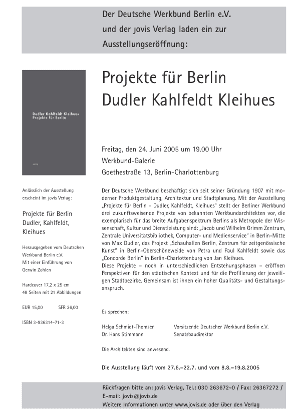 Werbund-Galerie Ausstellung
